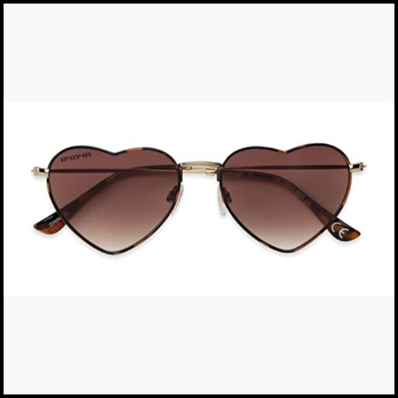 Metal Heart Sunglasses with UV Protection, Non-Polarized main image 5